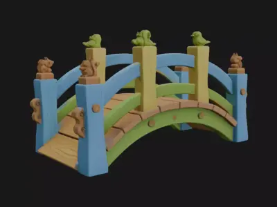 Bridge 3d Model 3D model