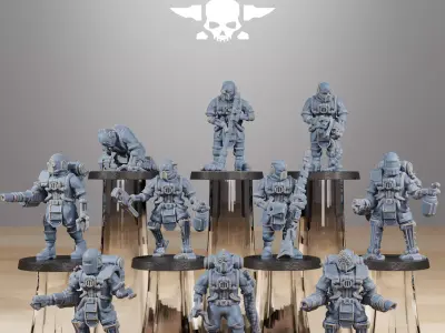 Scavenger Cyborgs 3D print model