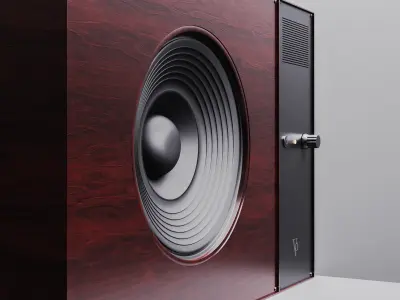 Wooden audio speaker