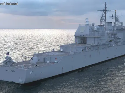  US Navy Destroyer USS Vicksburg CG-69 