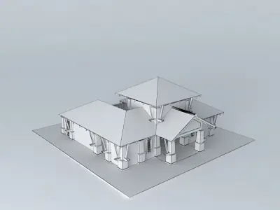 Public Rest Room 3D model
