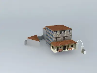 Houses 2 3 building 3D model