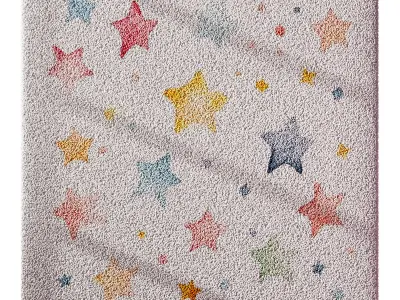 Kids Carpet Set 34 3D model