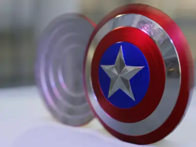 Escudo do Capitao America 3D model