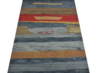 Rug Set 1857 3D model