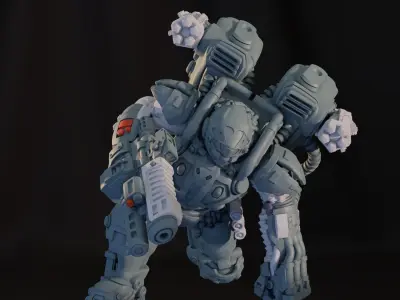 DOMINION SPARTAN JUMPJET MARINE 3D print model