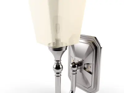 Wall lamp silver Free 3D model