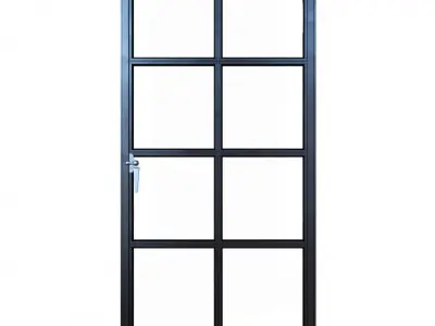 Steel windows 3D model