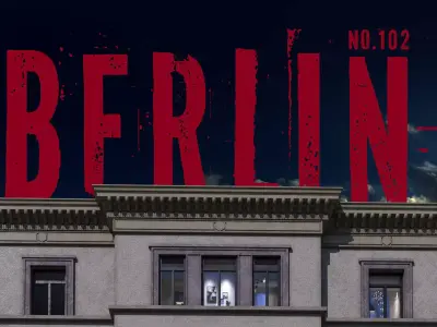 Berlin street building NO102 3D model