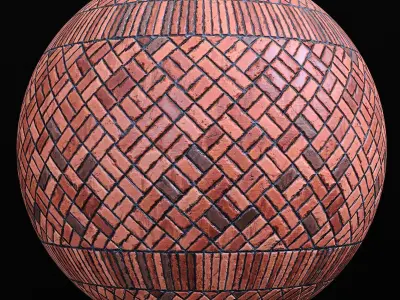 Red Brick Flooring Texture