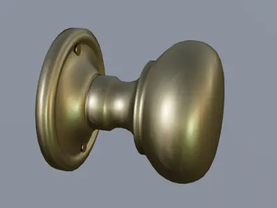 Door knob Low-poly 3D model purchase