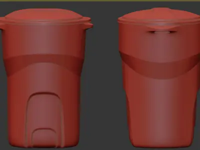trash can  3D model