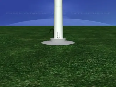 Wind Turbine Vestas V90-2-95  3D model
