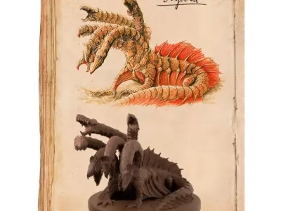 Hydra Miniature 3D print model
