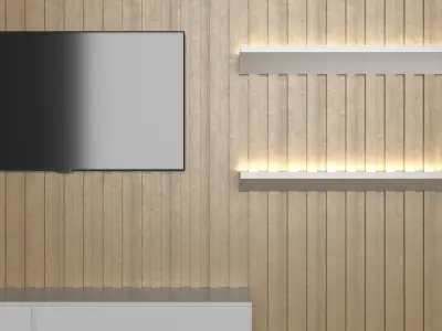TV Set Minimalist 3D model