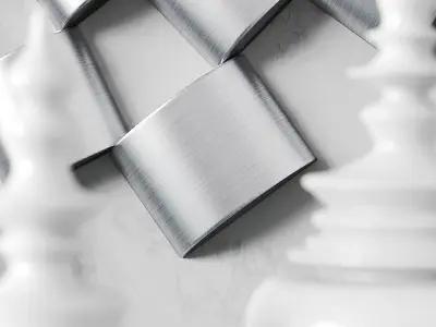 Arielle Tiered Wall Mirror and Anta Gold Console Table 3D model