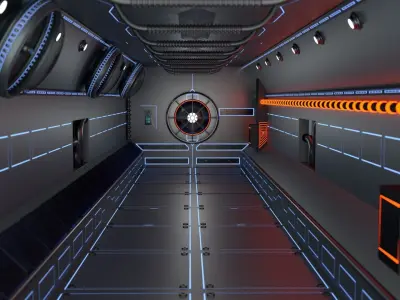 Sci-fi Build Set 3D model