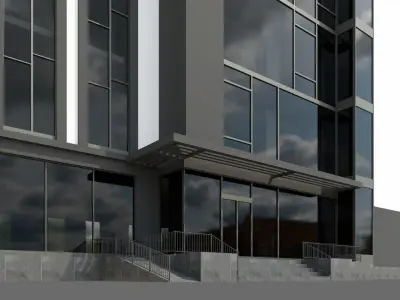 Office Building ID043 3D model