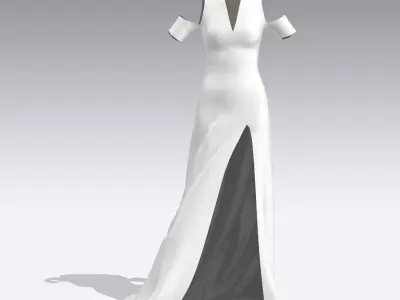 DRESS DRESS on mannequin 3D model