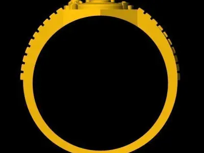 balaji ring 3dm file 3D print model