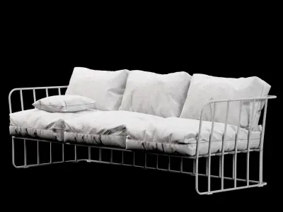 Outdoor sofa 3 3D model