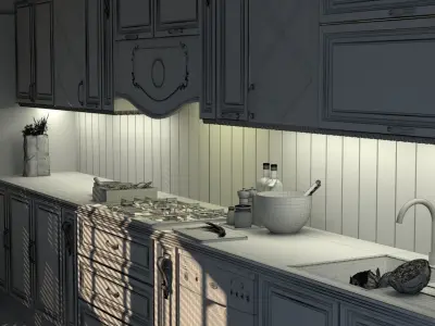 kitchen 02 3D model