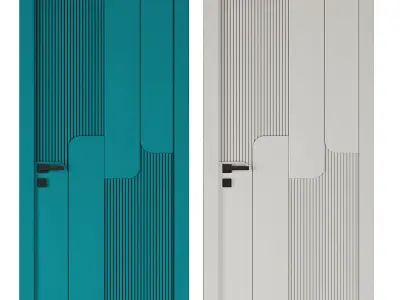 Entrance door set212 3D model