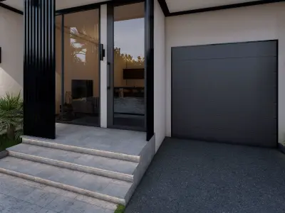 Modern Minimali Villa house -3D model 3D model