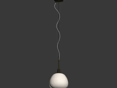 Suspension of Erich MOD221 PL 01 G Gold Chrome 3D model
