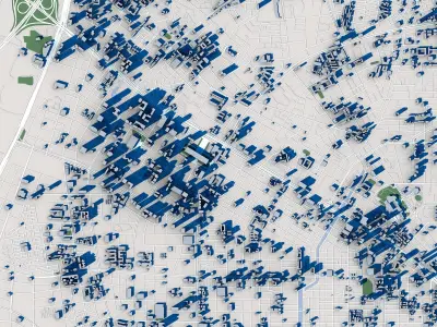 Taichung City Taiwan 3D model