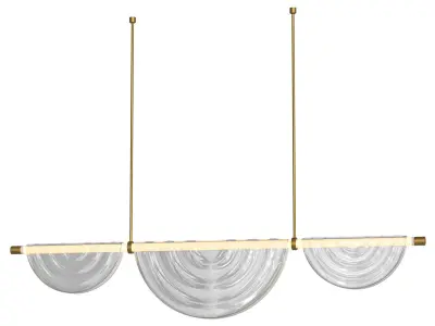 Cive Pliee Chandelier Light by HOLLY HUNT 3D model
