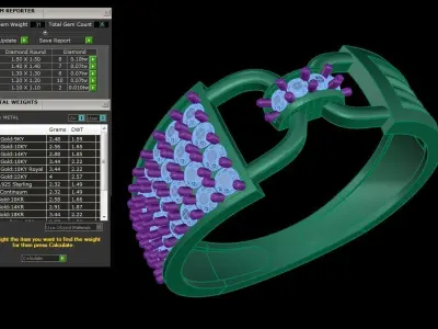 Lock Light Wt Ring - 89 3D print model