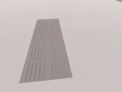 Tactile Guidance Tile - Parametric 3D model
