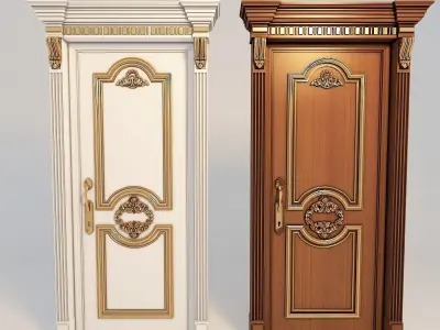 Classic Door 3D model shop