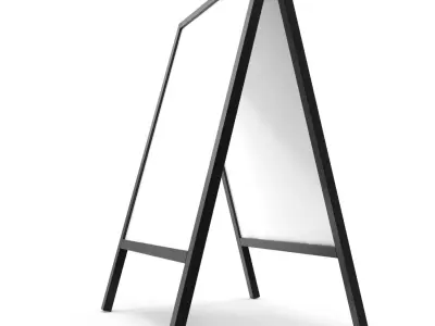 Advertising stand display Billboard 17 3D model