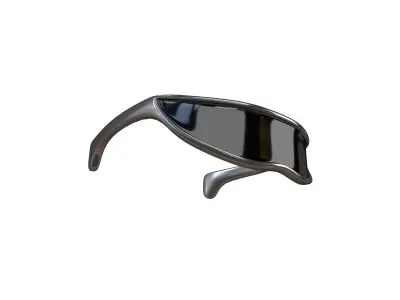 Future Technology Glasses v3 001 Low-poly 3D model