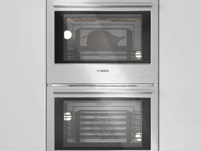 Bosch 800 Series Double Wall Oven 30 3D model
