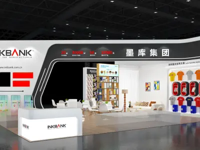 Booth Exhibition Stand Stall 10x9m Height 440cm 3 Open 3D model 3D model purchase