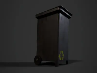 Street Trash PBR Model Low-poly 3D model