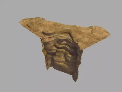 Stone - Large Weathered Stone 07 3D model