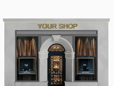 shop 01 3D model