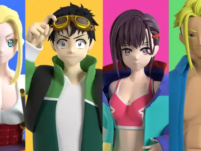 Akira Tendou - Zom 100 3D model