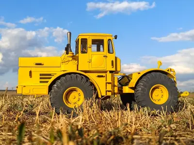 SOVIET TRACTOR K-701 KIROVETS 3D print model