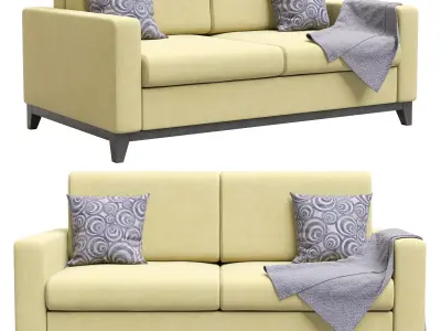 Woodcraft Griton Mini Sofa 3D model