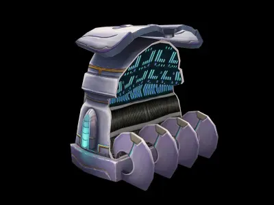 Future - vending machine 02 3D model