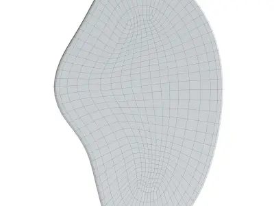 Puddle 01 Area Rug 3D model