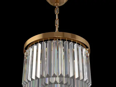 Cuaulans Modern Crystal Chandelier 3D model