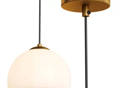 Hanging lamp LUDVIG Low-poly 3D model