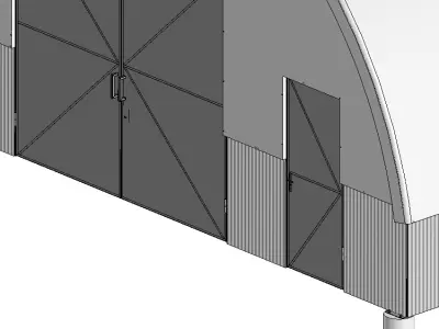 Hangar tent 3D model