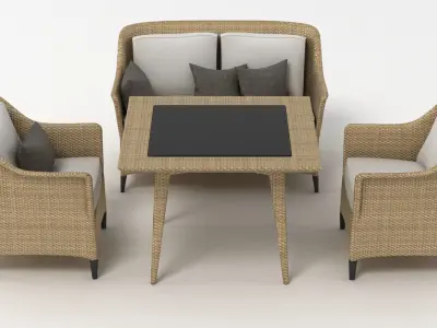 Dedon Summerland Set 3D model